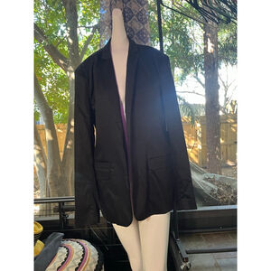 Men's STRUCTURE Black Slim Fit Sport Coat Blazer